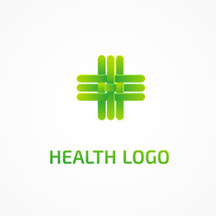 Logo design abstract medical vector template