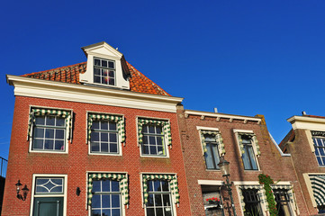 Enkhuizen, Olanda - Paesi Bassi, antiche case