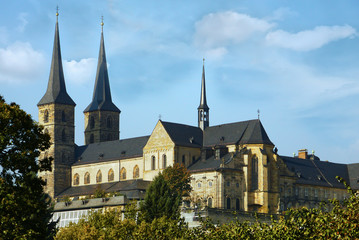 Fototapeta na wymiar Kloster St. Michael zu Bamberg