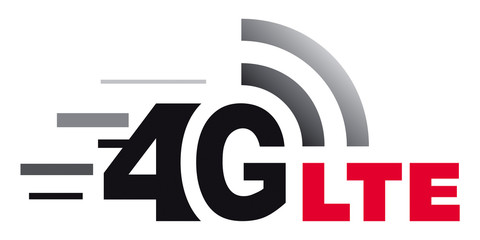 4G LTE LOGO - obrazy, fototapety, plakaty