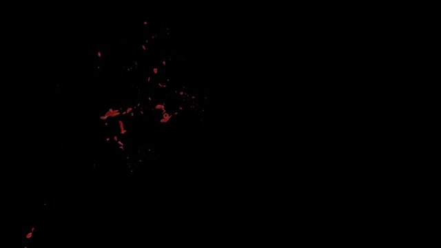 Hd Blood Burst Slow Motion (With Alpha) 185