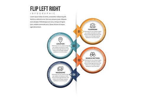 Left-Right Divided Infographic