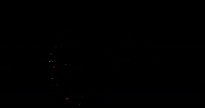 4k Blood Burst Motion Blur (With Alpha) 143
