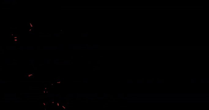 4k Blood Burst Motion Blur (With Alpha) 182