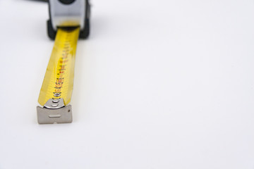 Yellow metric tape