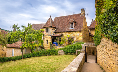 Fototapeta na wymiar Habitation médiévale de Sarlat, Périgord