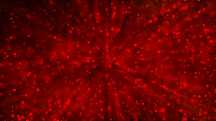 Red Particles Background