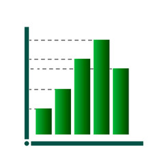 chart icon vector graph