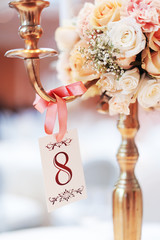 wedding decorations with flowers