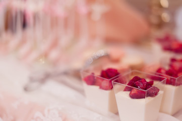 candy bar on wedding banquet