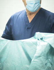 Surgeon in hospital surgery