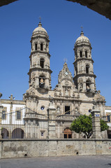 Fototapeta na wymiar Monuments of Guadalajara, Jalisco, Mexico. Basilica de Zapopan.