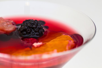 8688 punch drink sangria with berries and orange