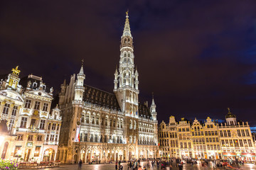 Fototapeta na wymiar The Grand Place in Brussels