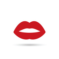 lip vector icon