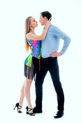 salsa dancing couple