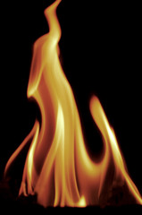 Fire flames background
