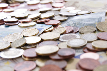 Geld, M&uuml;nzen und Scheine 