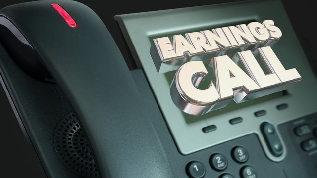 Earnings Call Financial Results Telephone 3d Illustration