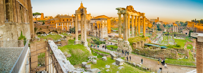 Naklejka premium ancient ruins of the Roman Forum