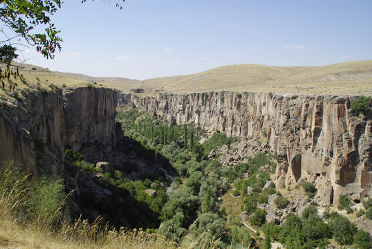 The hidden Ilhara valley in Cappadocia