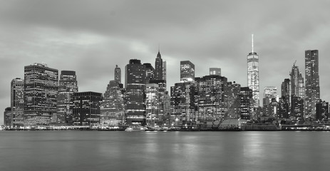 NYC skyline as seen from Brooklyn