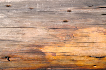 Naklejka premium old wet plank