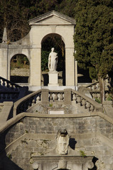 The old district of Serravalle, one of the two old village formi