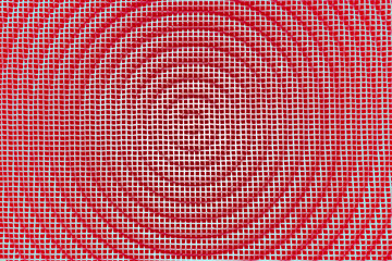 Metal texture background. Square grid with circle. Retro vintage