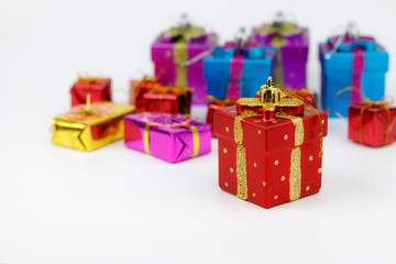 Gift box on white back ground.