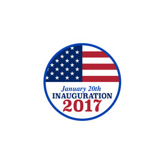 Vector presidential inauguration 2017 icon