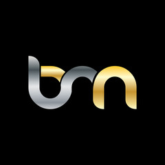 Initial Letter BM Rounded Lowercase Logo