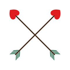 love arrow element decoration vector illustration eps 10