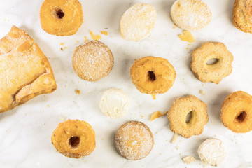 Mantecados, polvorones and other traditional Spanish cookies
