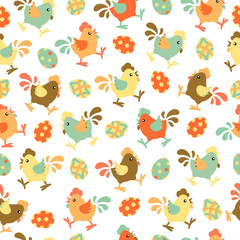 chicken rooster seamless