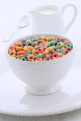Delicious kids cereal loops