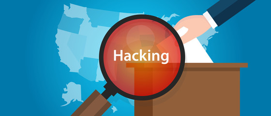 hacking US election America democracy © bakhtiarzein