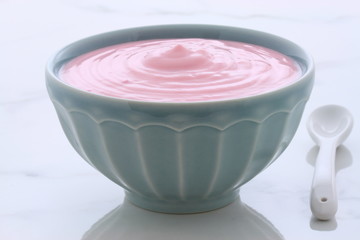 vintage strawberry yogurt