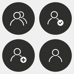 Account - vector icon.