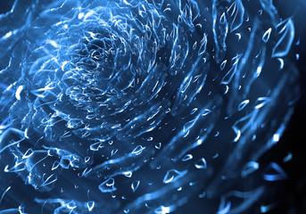 abstract blue energy background