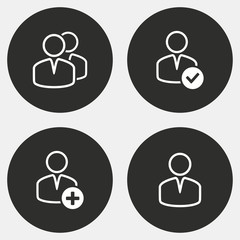 Account - vector icon.