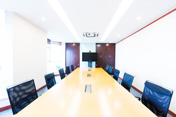 interior of modern meeting room
