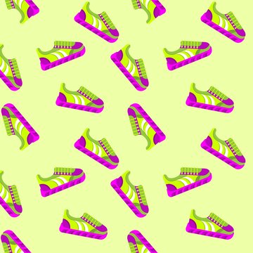 pattern sneakers bright
