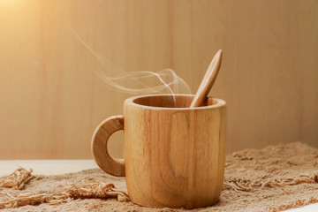 Wood Coffee Mug