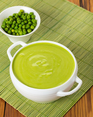 cream soup puree of green peas