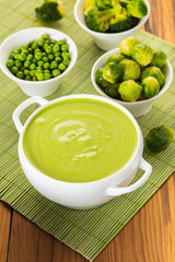 vegetable cream soup puree