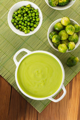 vegetable cream soup puree