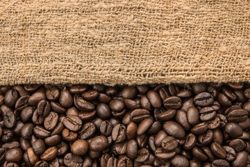 Hand woven and Coffee beans