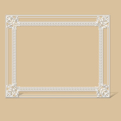 carved vintage frame made of paper