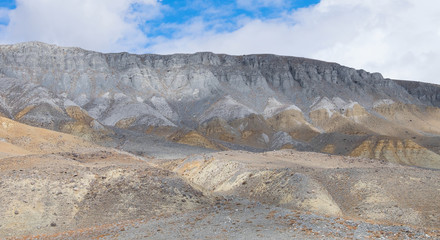 The geological layers